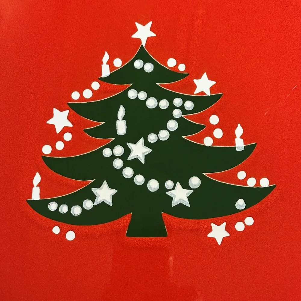 Waechtersbach West Germany Christmas Tree Cake Plate - Picture 2 of 7